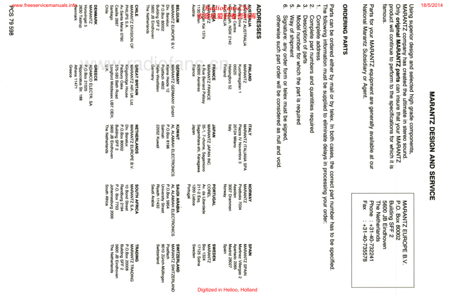Marantz-SR1030-rec-sm 维修电路原理图.pdf_第2页