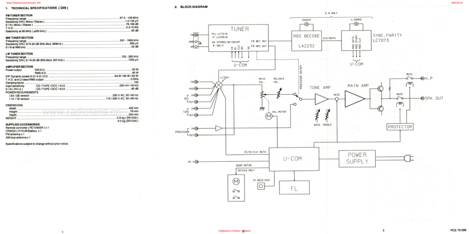 Marantz-SR1030-rec-sm 维修电路原理图.pdf_第3页