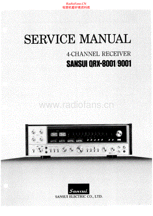 Sansui-QRX9001-rec-sm1 维修电路原理图.pdf