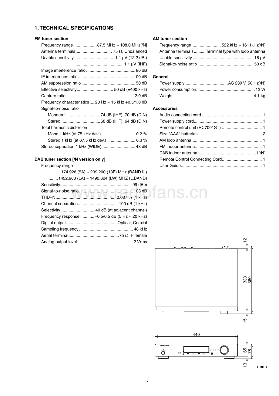 Marantz-ST7001-tun-sm 维修电路原理图.pdf_第3页