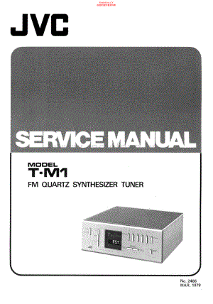 JVC-TM1-tun-sm 维修电路原理图.pdf