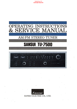 Sansui-TU7500-tun-sm 维修电路原理图.pdf