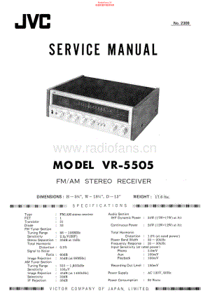 JVC-VR5505-rec-sm 维修电路原理图.pdf