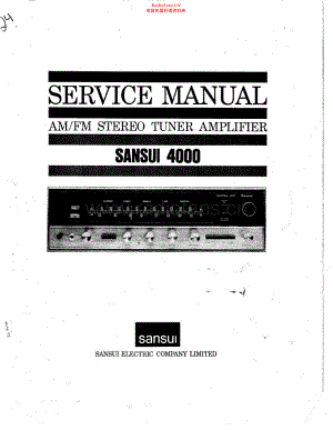 Sansui-4000-rec-sm 维修电路原理图.pdf