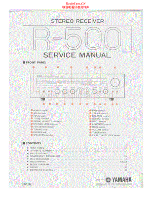 Yamaha-R500-rec-sm 维修电路原理图.pdf