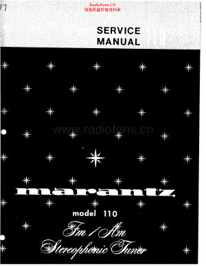 Marantz-110-tun-sm 维修电路原理图.pdf