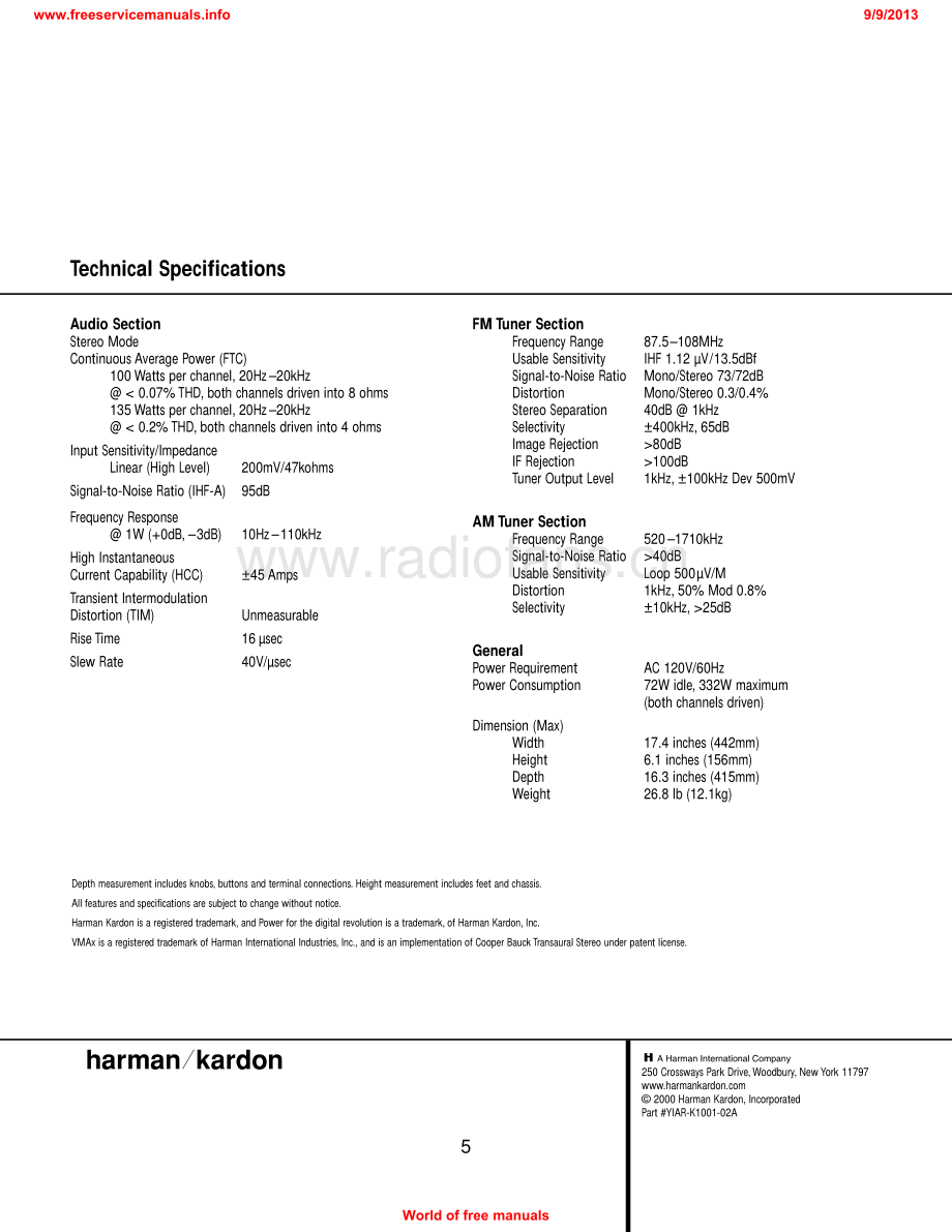 HarmanKardon-3470-rec-sm维修电路原理图.pdf_第3页