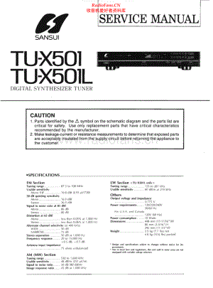 Sansui-TUX501-tun-sm 维修电路原理图.pdf