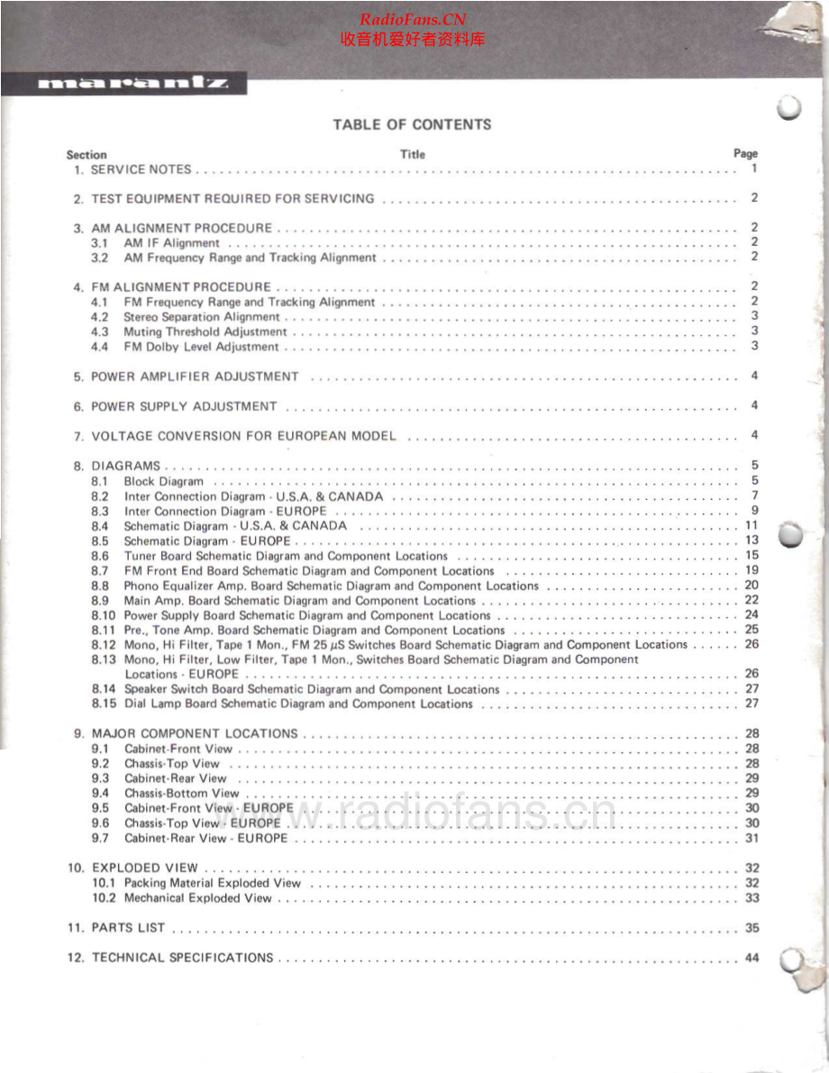 Marantz-2238-rec-sm 维修电路原理图.pdf_第2页
