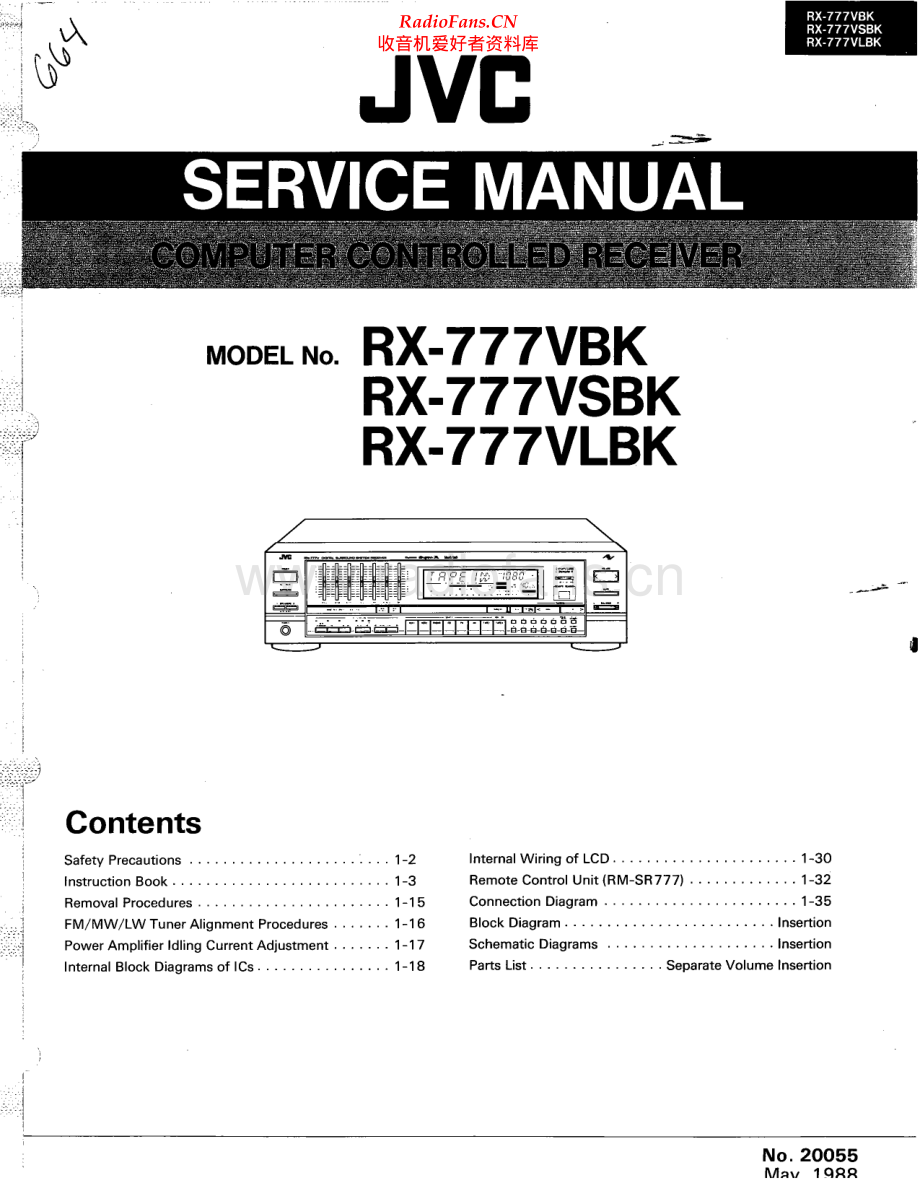 JVC-RX777VBK-rec-sm 维修电路原理图.pdf_第1页