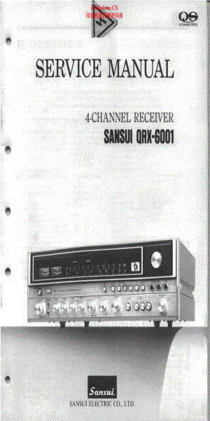 Sansui-QRX6001-rec-sm 维修电路原理图.pdf