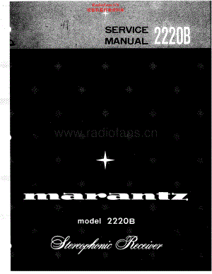 Marantz-2220B-rec-sm 维修电路原理图.pdf