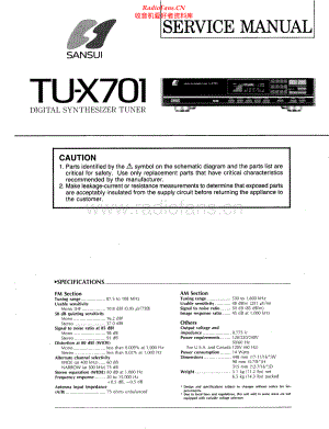 Sansui-TUX701-tun-sm 维修电路原理图.pdf
