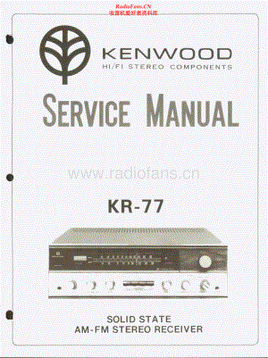 Kenwood-KR77-rec-sm 维修电路原理图.pdf