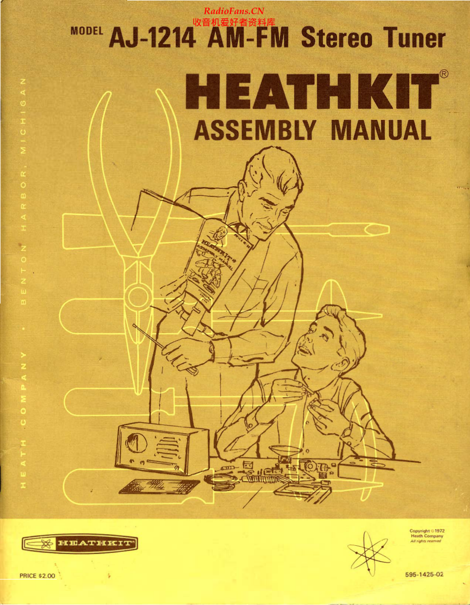 Heathkit-AJ1214-tun-sm 维修电路原理图.pdf_第1页
