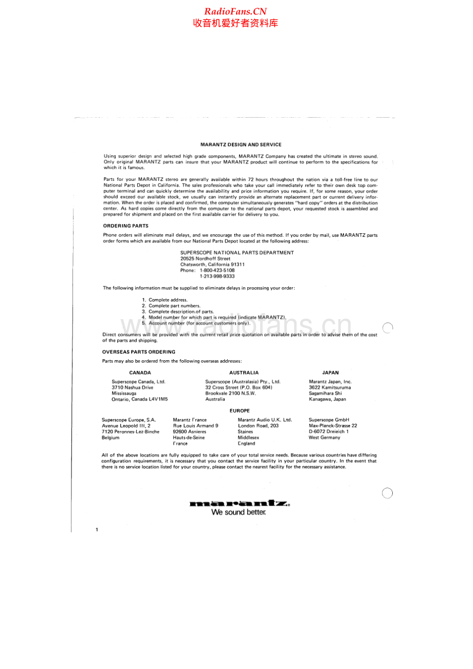 Marantz-SR8000-rec-sm1 维修电路原理图.pdf_第2页