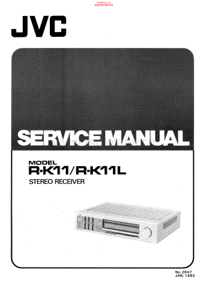 JVC-RK11L-rec-sm 维修电路原理图.pdf