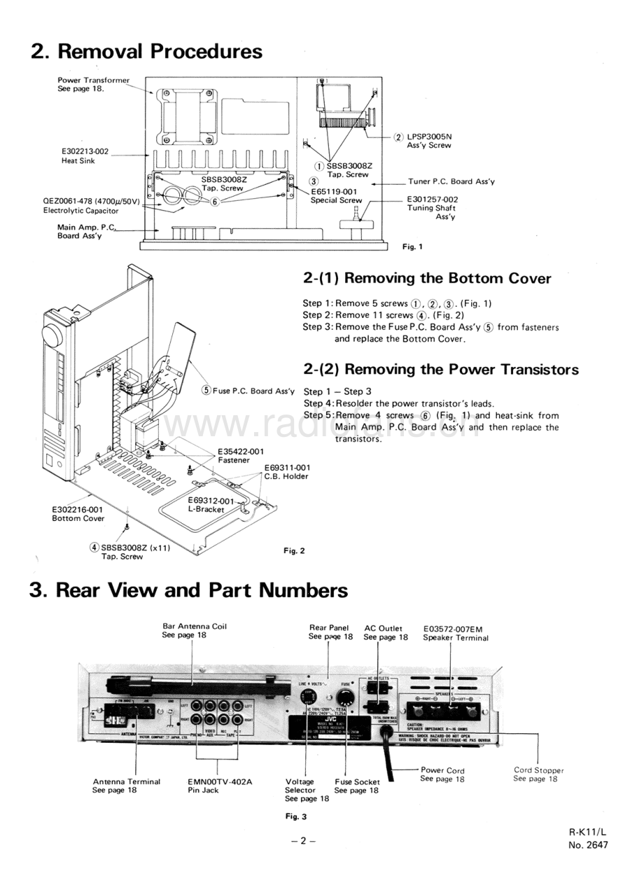 JVC-RK11L-rec-sm 维修电路原理图.pdf_第3页