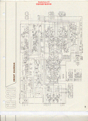 Yamaha-CR820-rec-sch 维修电路原理图.pdf