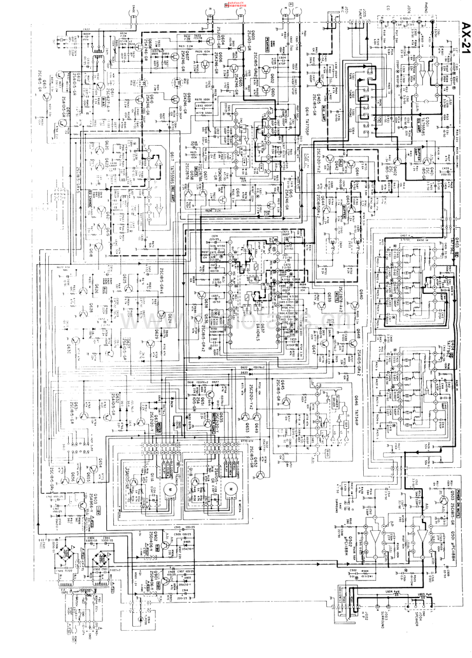 Kenwood-AX21-rec-sch 维修电路原理图.pdf_第1页