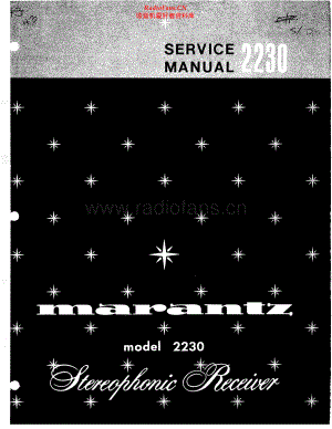 Marantz-2230-rec-sm 维修电路原理图.pdf