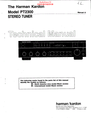 HarmanKardon-PT2300-tun-sm维修电路原理图.pdf