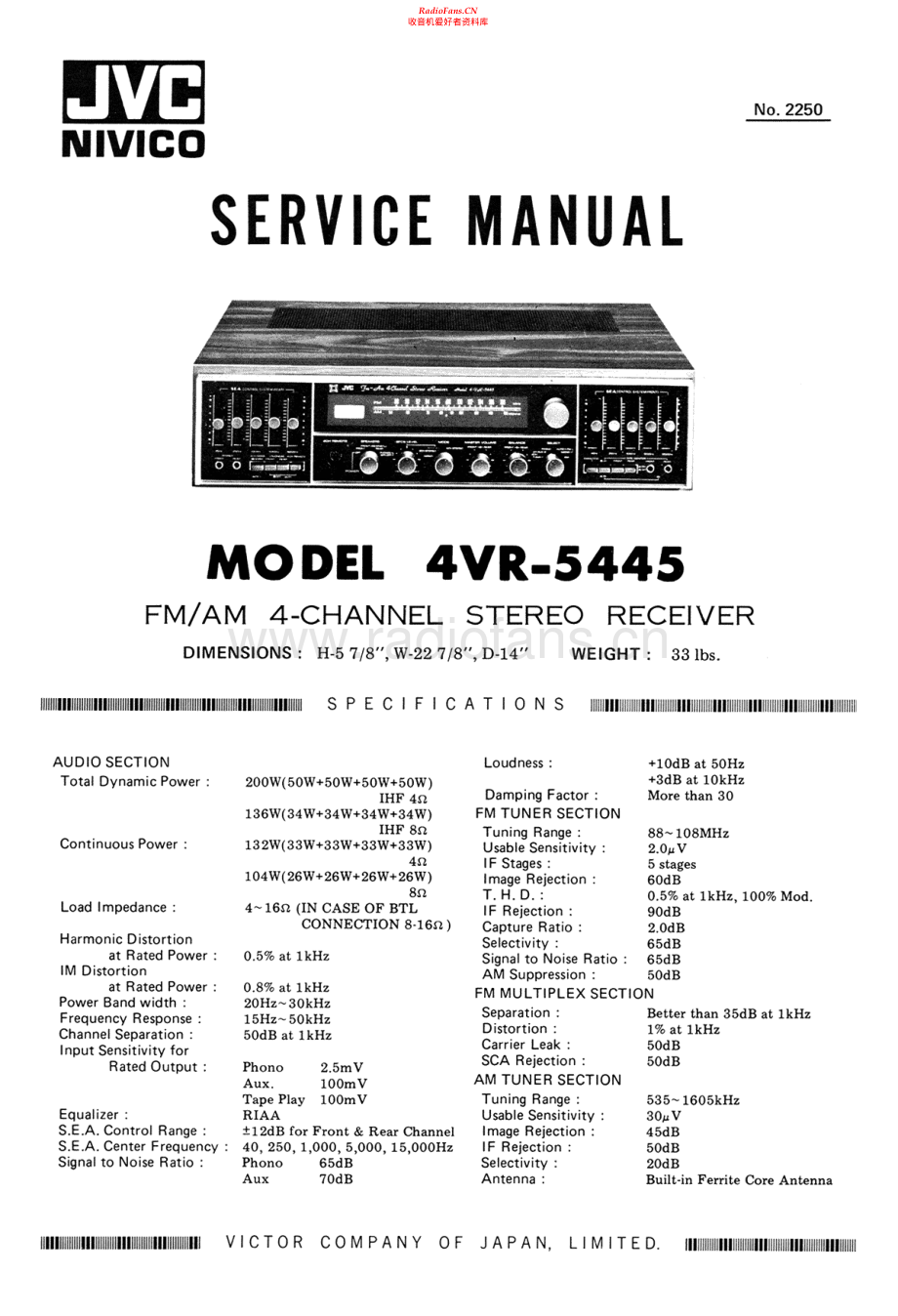 JVC-4VR5445-rec-sm 维修电路原理图.pdf_第1页