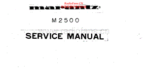 Marantz-M2500-rec-sm 维修电路原理图.pdf