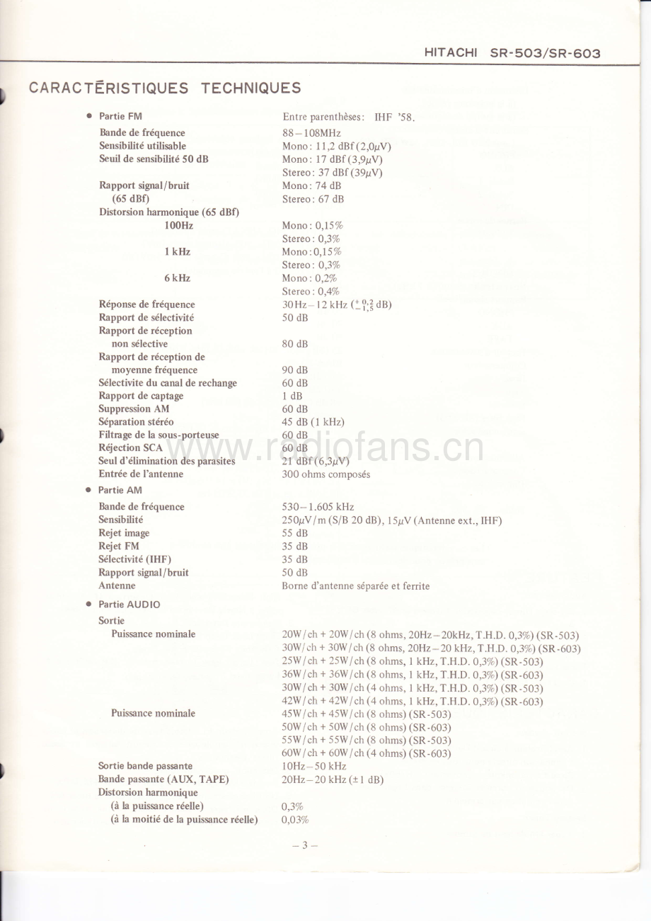 Hitachi-SR603-rec-sm 维修电路原理图.pdf_第3页