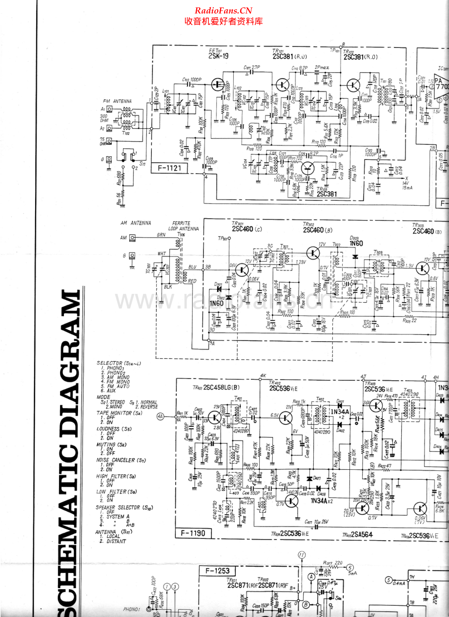 Sansui-2000X-rec-sch 维修电路原理图.pdf_第1页