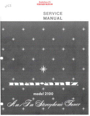 Marantz-2100-tun-sm 维修电路原理图.pdf