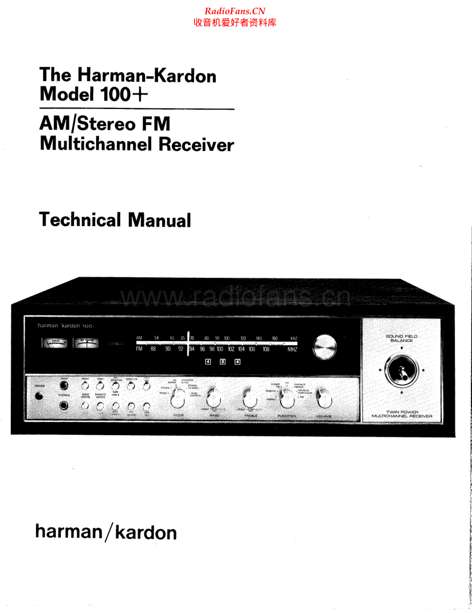HarmanKardon-100PLUS-rec-sm维修电路原理图.pdf_第1页