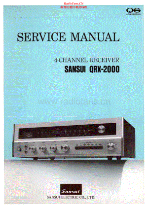 Sansui-QRX2000-rec-sm 维修电路原理图.pdf