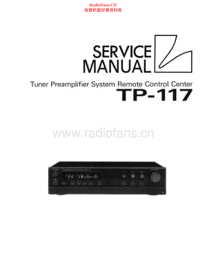Luxman-TP117-rec-sm 维修电路原理图.pdf