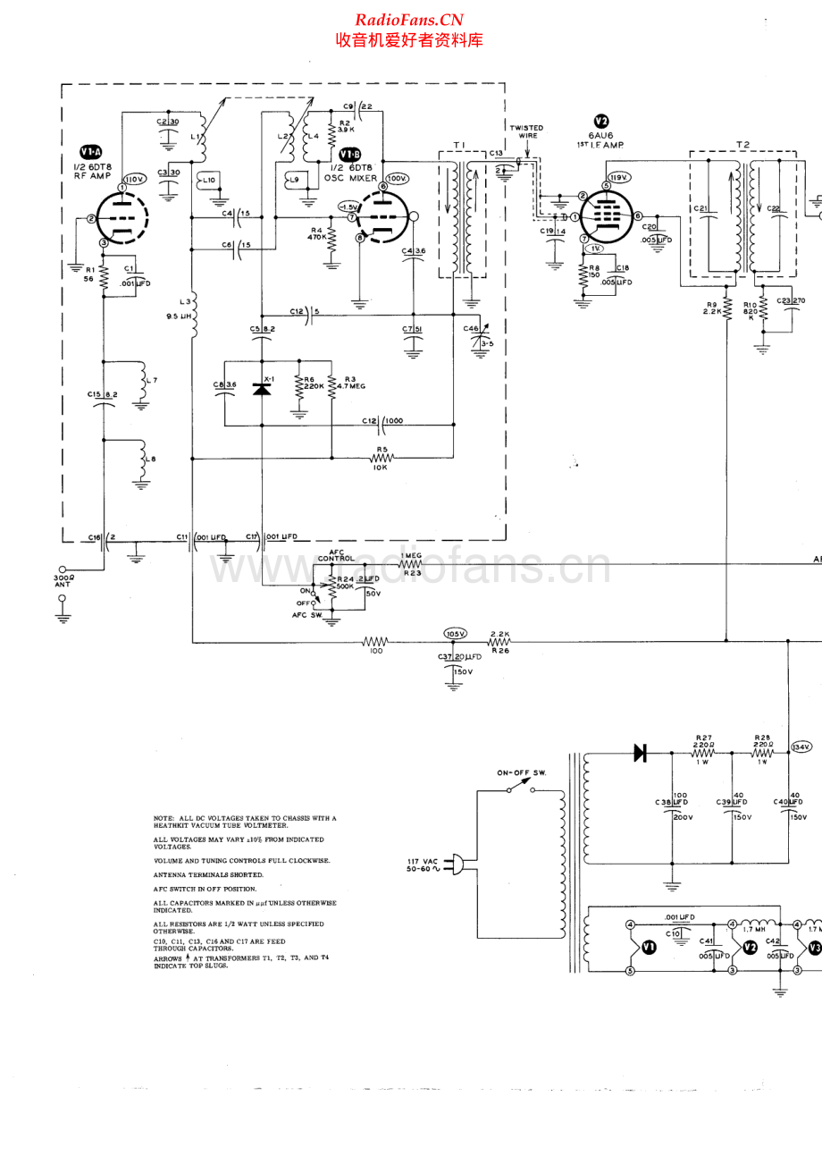 Heathkit-FM4B-tun-sch 维修电路原理图.pdf_第1页