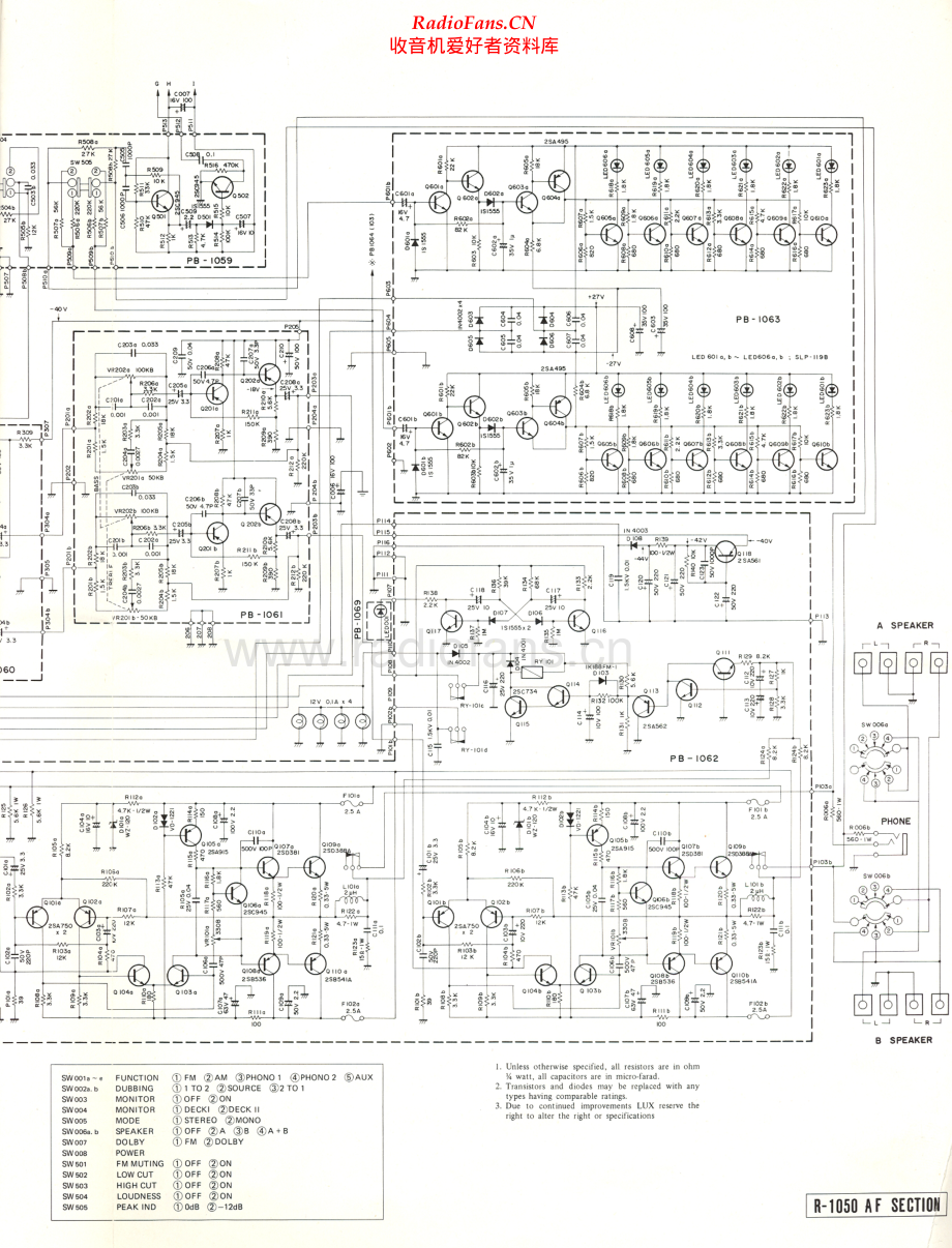 Luxman-R1050-rec-sch 维修电路原理图.pdf_第2页