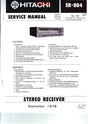 Hitachi-SR804-rec-sm 维修电路原理图.pdf