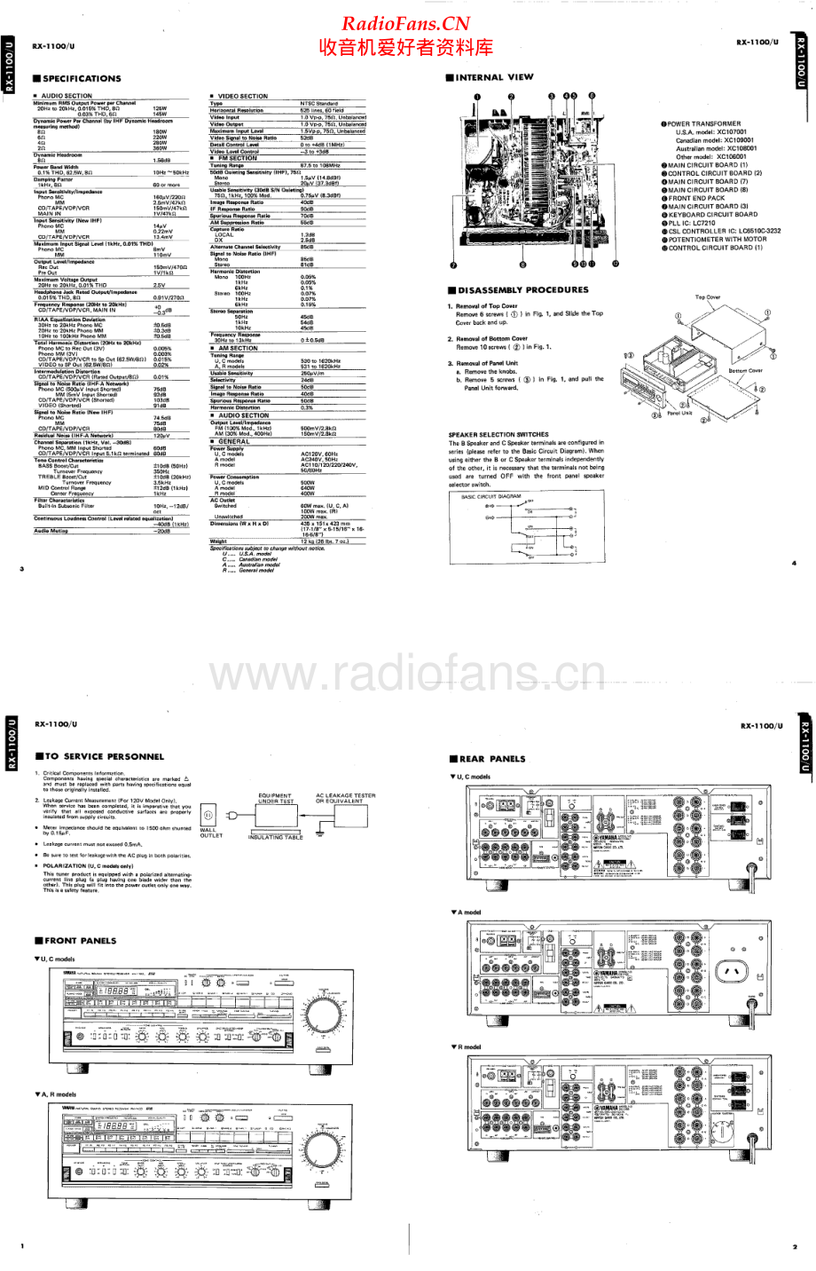 Yamaha-RX1100-rec-sm(1) 维修电路原理图.pdf_第2页