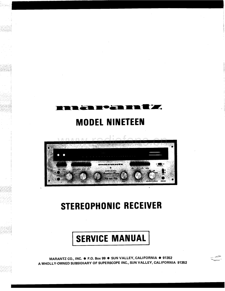 Marantz-Model19-rec-sm 维修电路原理图.pdf_第3页