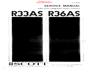 HHScott-R33AS-rec-sm 维修电路原理图.pdf