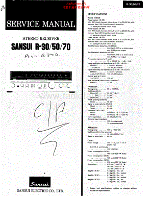 Sansui-R30-rec-sm 维修电路原理图.pdf