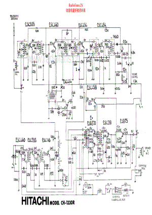 Hitachi-CH1330R-tun-sch 维修电路原理图.pdf