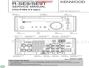 Kenwood-RSE9T-rec-sm 维修电路原理图.pdf