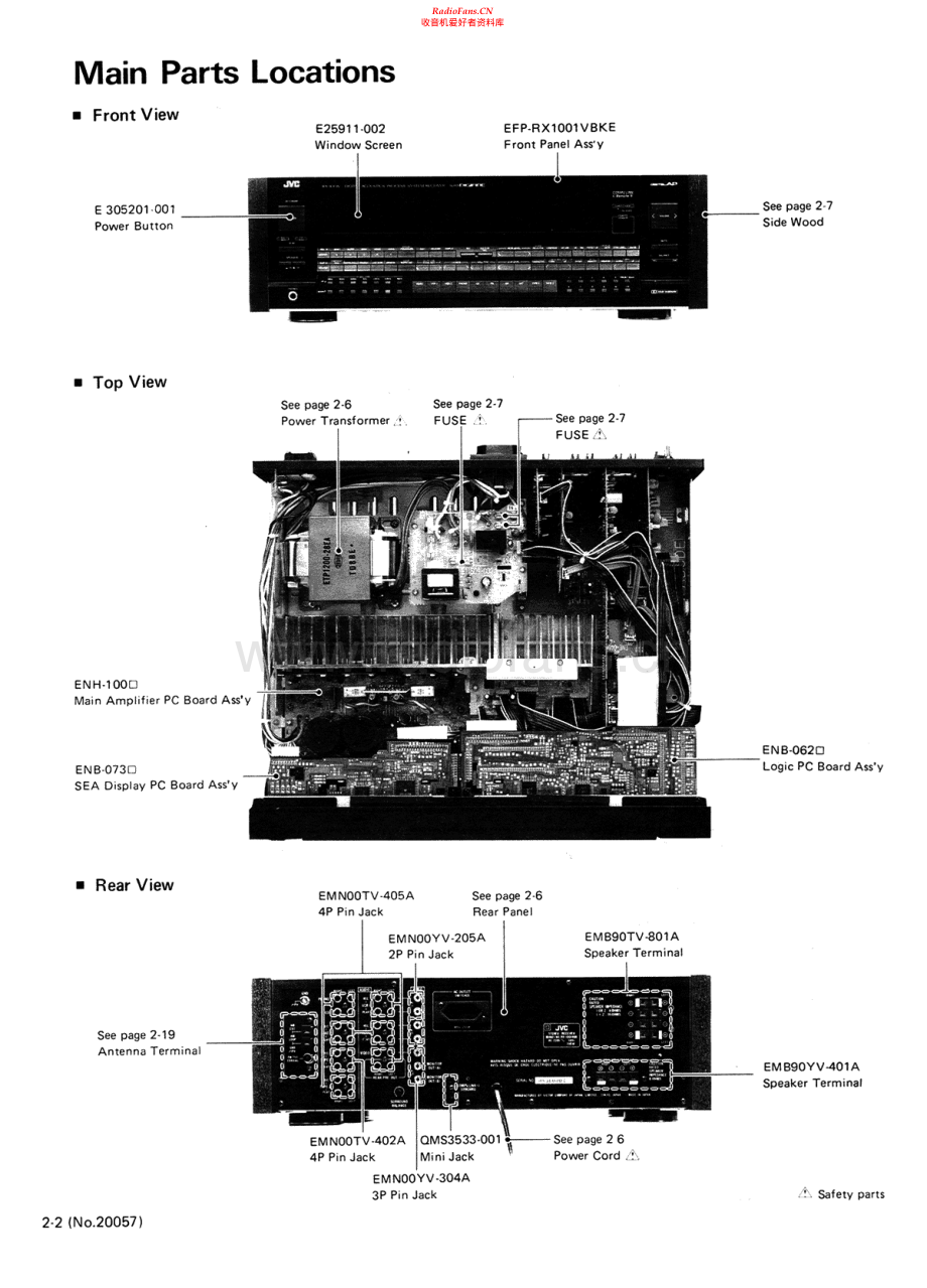 JVC-RX1001-rec-sm 维修电路原理图.pdf_第2页