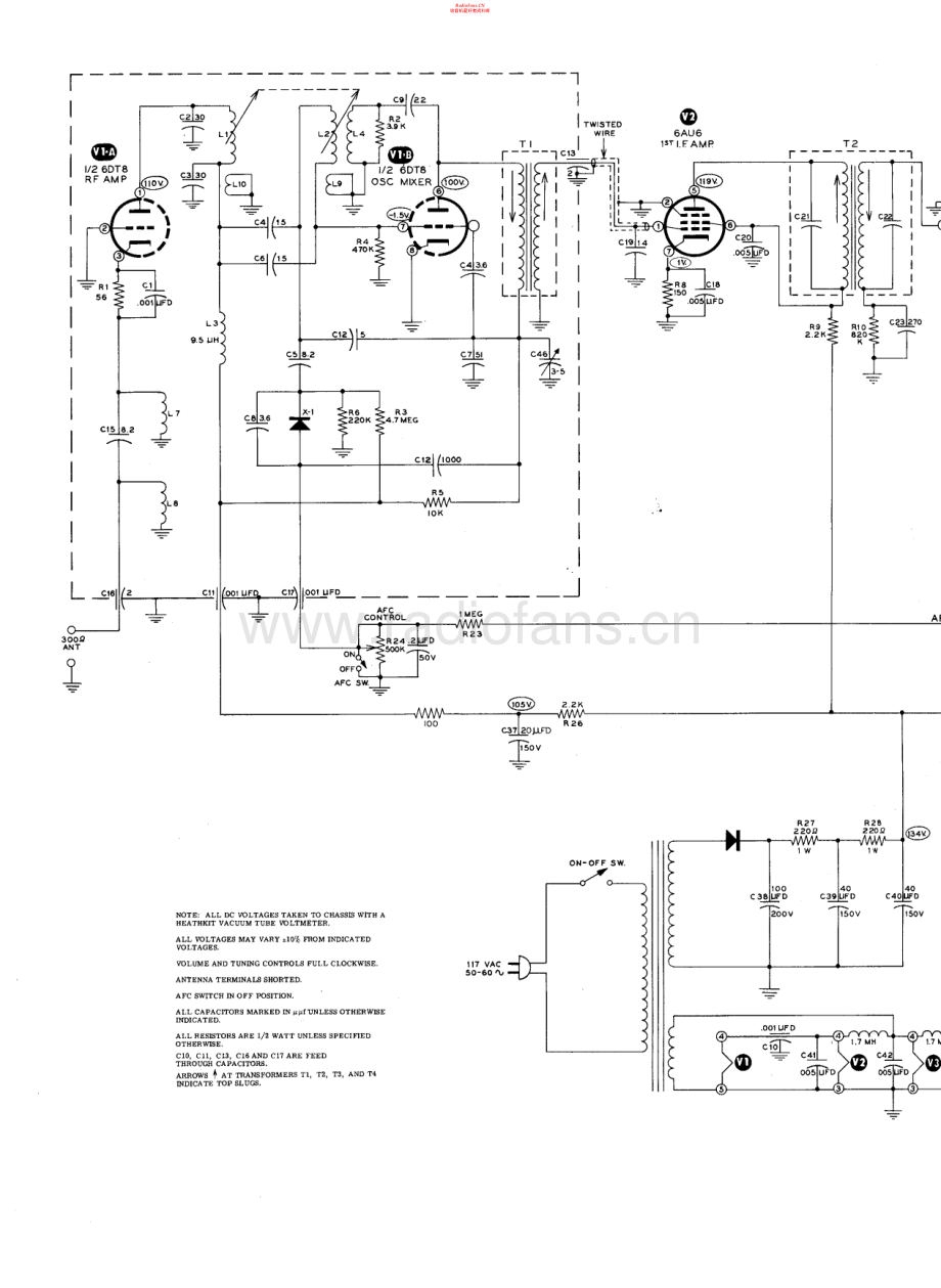 Heathkit-FM4-tun-sch 维修电路原理图.pdf_第2页