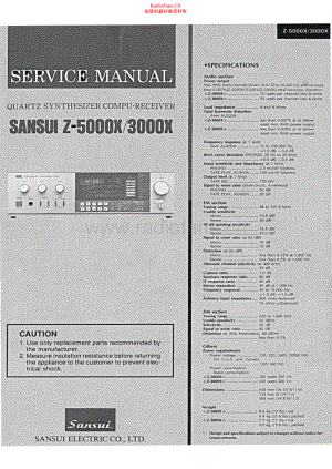 Sansui-Z5000X-rec-sm 维修电路原理图.pdf