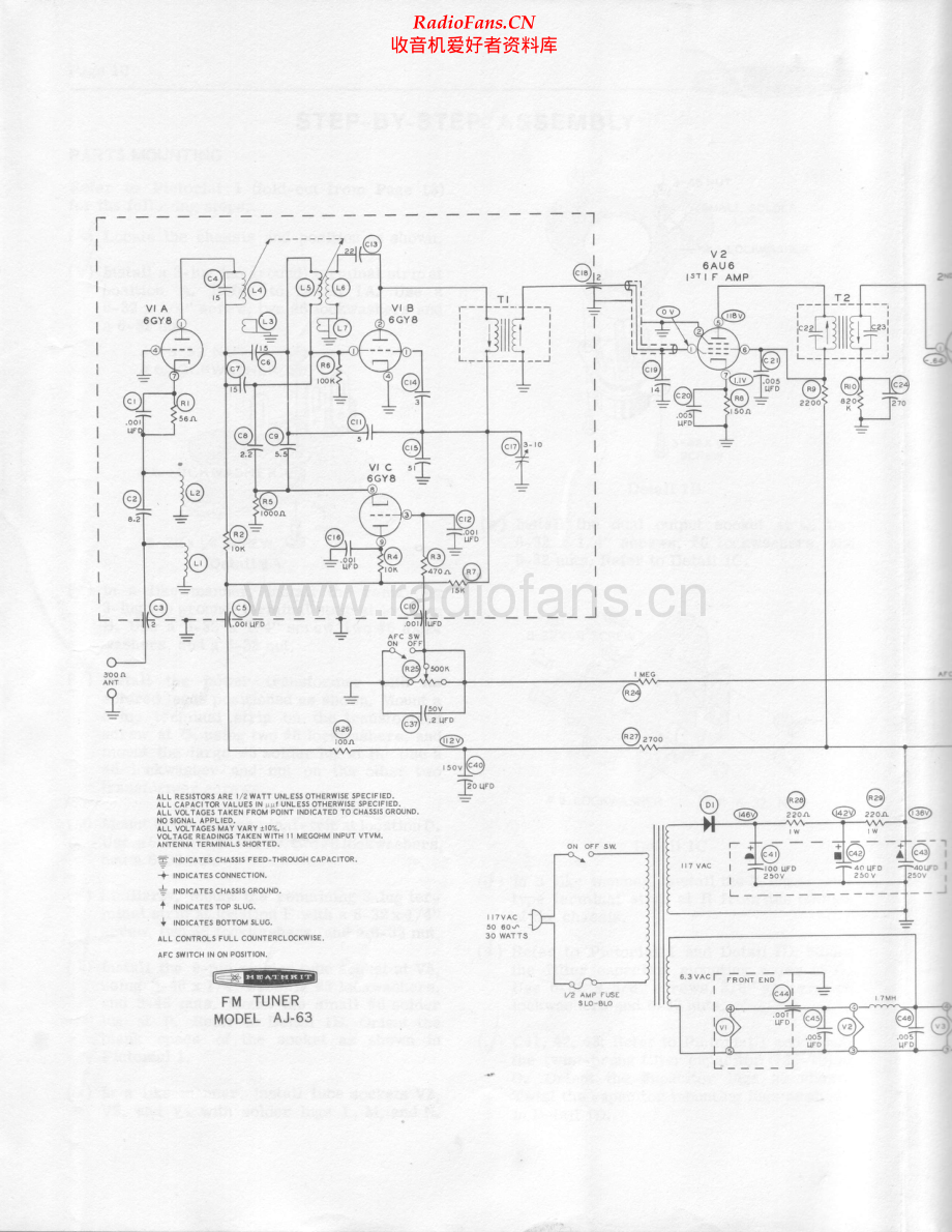 Heathkit-AJ63-tun-sch 维修电路原理图.pdf_第2页