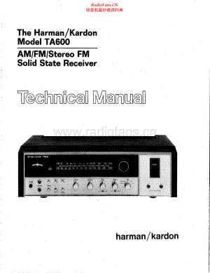 HarmanKardon-TA600-rec-sm维修电路原理图.pdf