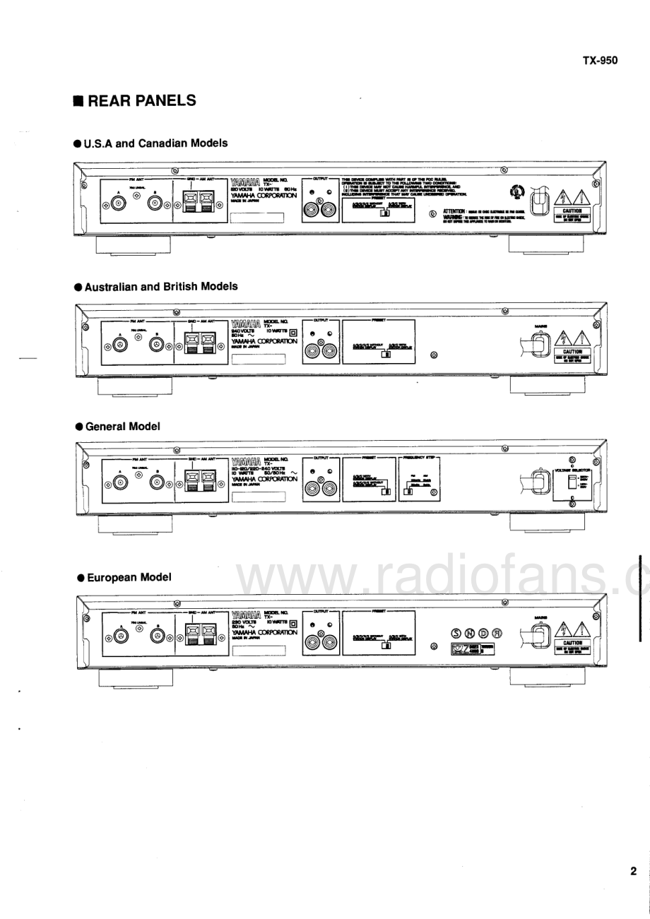 Yamaha-TX950-tun-sm(1) 维修电路原理图.pdf_第3页