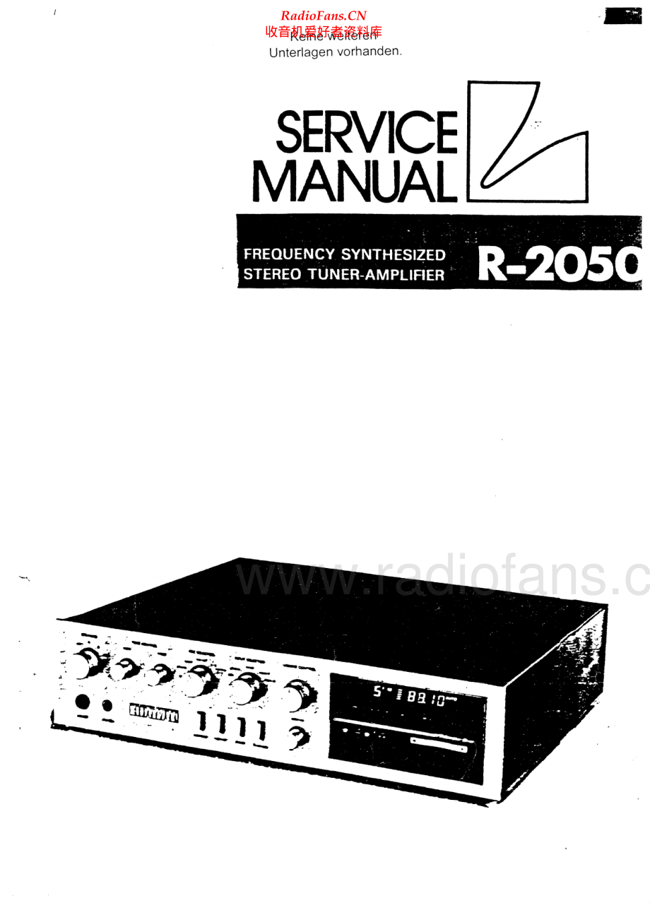 Luxman-R2050-rec-sm 维修电路原理图.pdf_第1页
